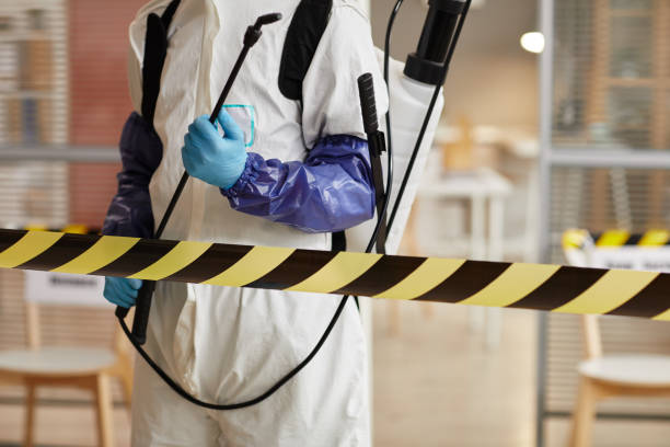 Professional Biohazard technician working in Hightstown, NJ